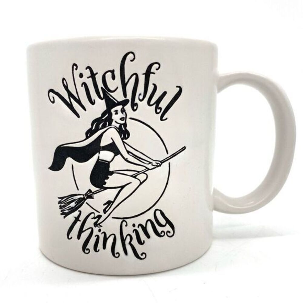 Witch Mug Witchful Thinking New